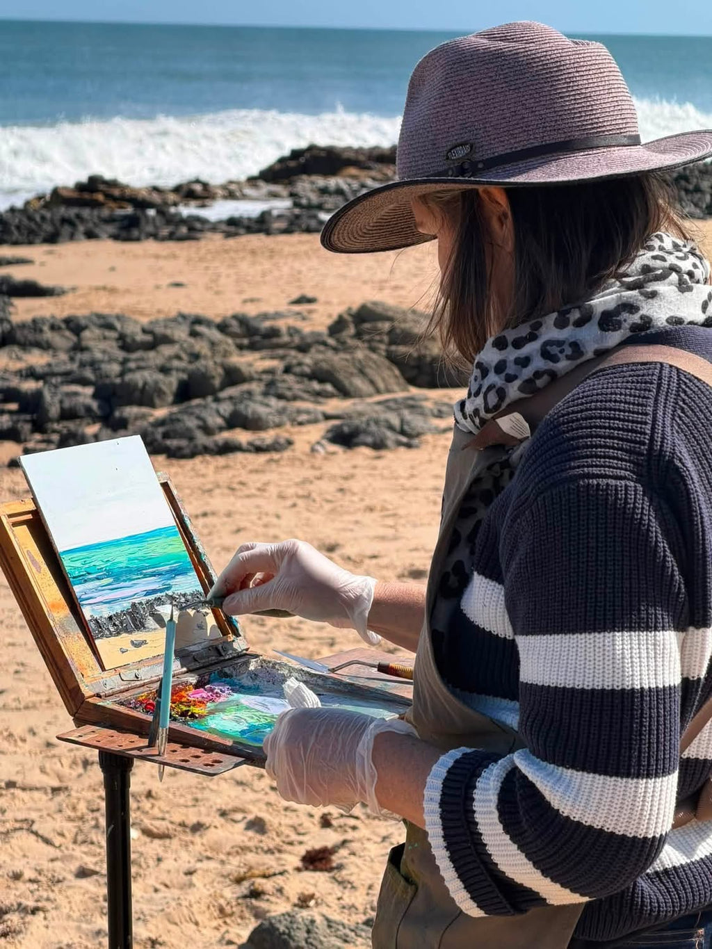 Back Beach - Plein Air
