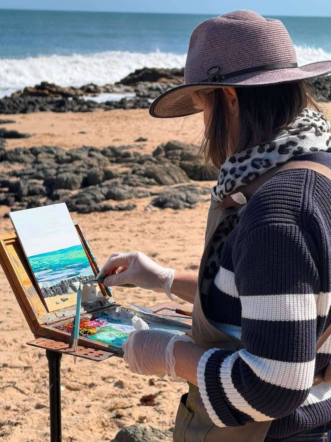 Back Beach - Plein Air