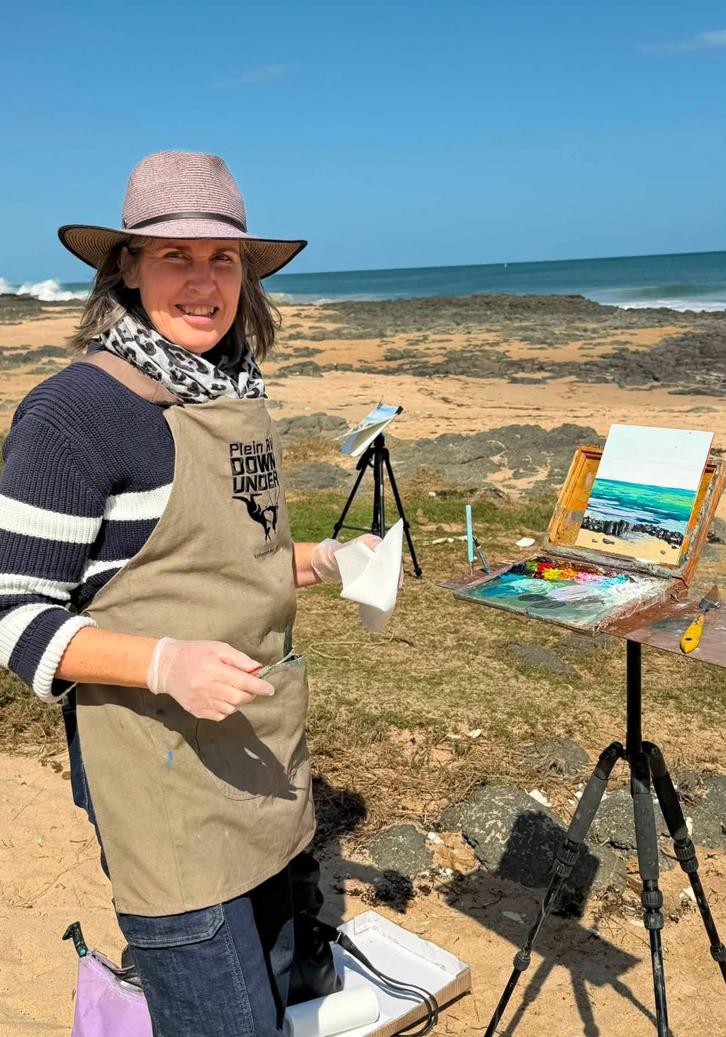 Back Beach - Plein Air