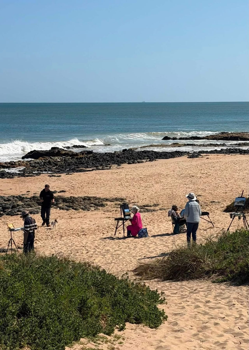 Back Beach - Plein Air