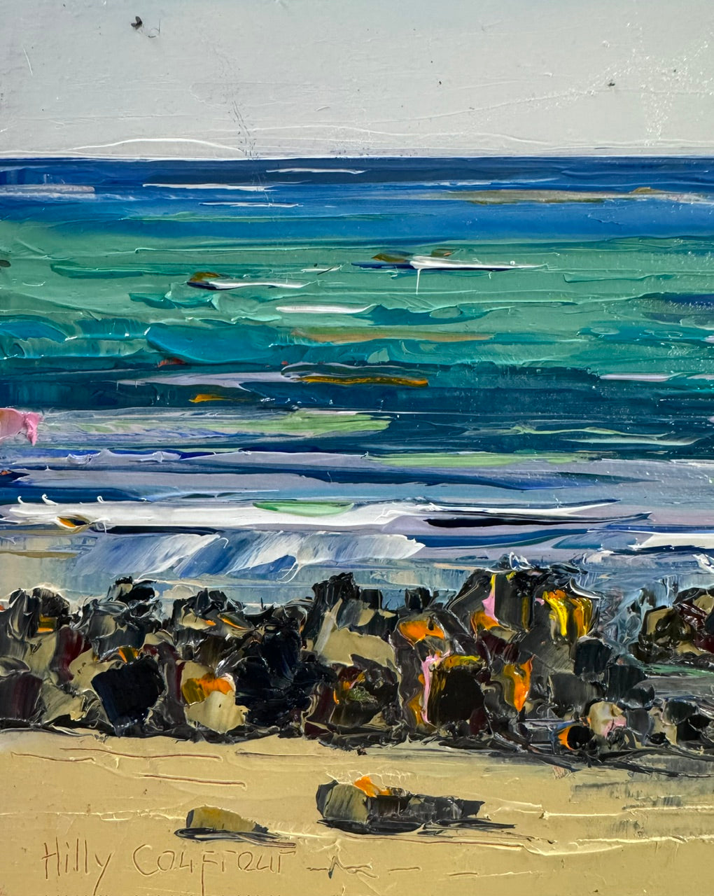 Back Beach - Plein Air