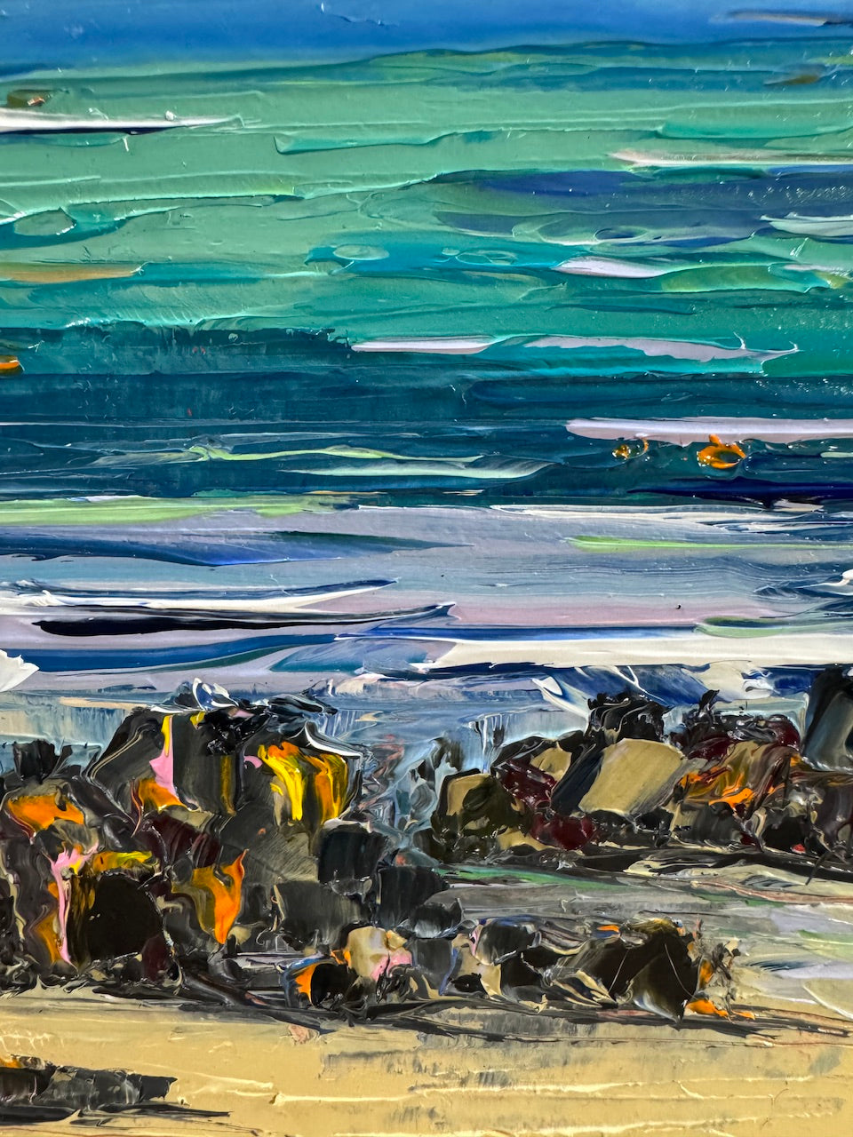 Back Beach - Plein Air
