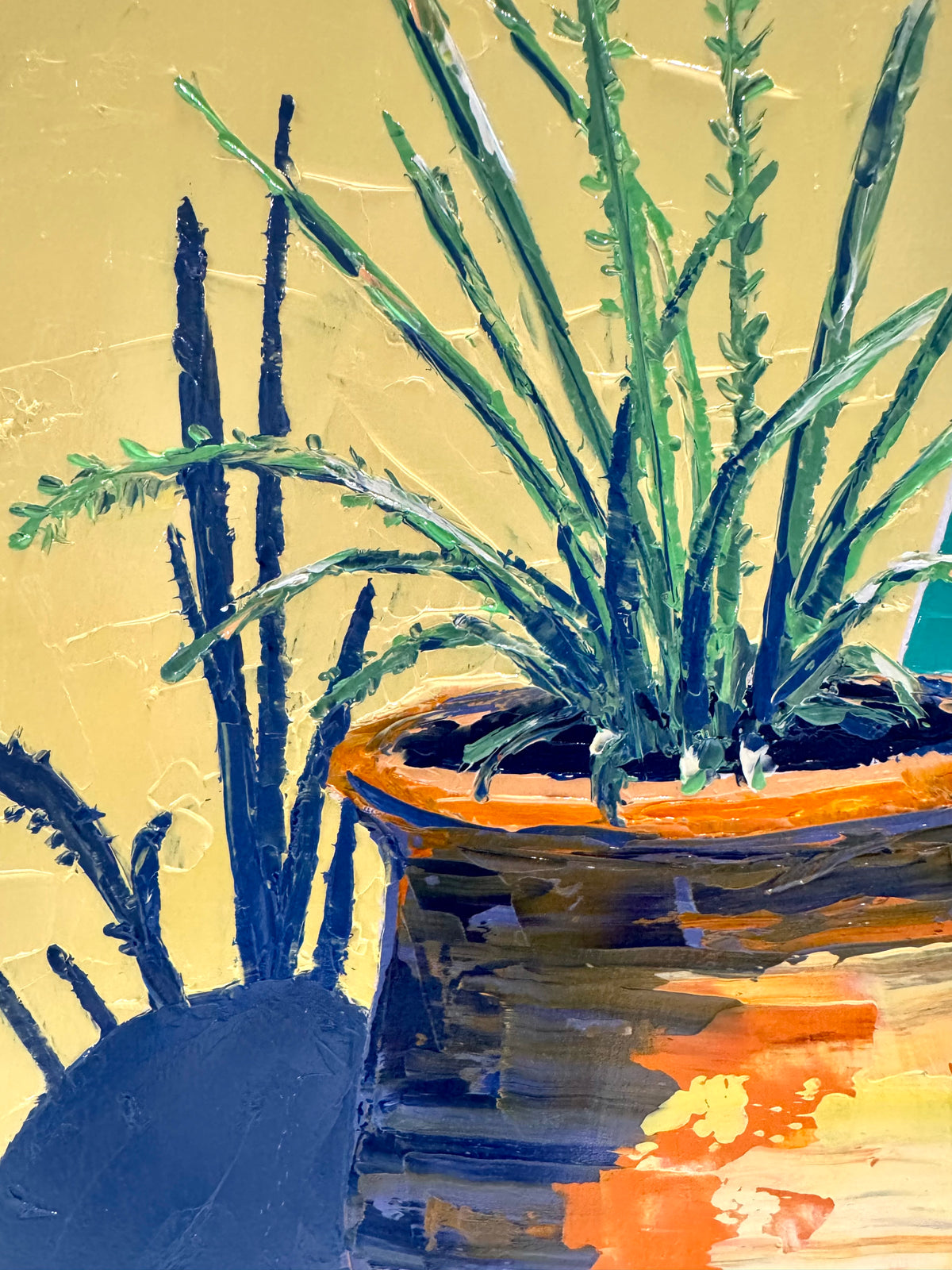 Terracotta Pot with Shadows